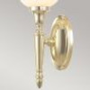 Dryden4-PB 1 Light Bath Light in Polished Brass By Lucas + McKearn