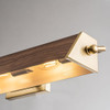 Cade Large Picture Light in Wood Finish By Lucas + McKearn