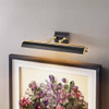 Winchfield Large Picture Light in Aged Brass and Matte Black By Lucas + McKearn
