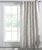 Dakota Jacquard Curtain in Grey by Ellora Casa by India's Heritage