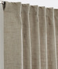 Classic Faux Silk Curtain in Brown by Ellora Casa by India's Heritage