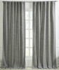 Classic Faux Silk Curtain in Grey by Ellora Casa by India's Heritage