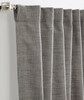 Classic Faux Silk Curtain in Grey by Ellora Casa by India's Heritage