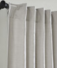 Kendall Linen Cotton Curtain in Natural by Ellora Casa by India's Heritage