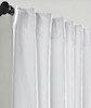 Kendall Linen Cotton Curtain in White by Ellora Casa by India's Heritage