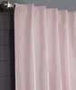 Valencia Faux Silk Taffeta Curtain in Pink by Ellora Casa by India's Heritage