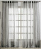 Lurex Linen Striped Sheer in Grey by Ellora Casa by India's Heritage
