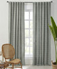 Modern Abstract Design Linen Curtain in Grey by India's Heritage Modern Abstract Design Linen Curtain in Grey by India's Heritage