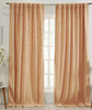 Montreal Textured Cotton Curtain Nougat by India's Heritage
