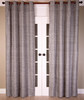 Raw Silk Curtain in Grey by Ellora Casa by India's Heritage