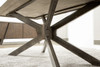 Essentials For Living - Industry Rectangle Dining Table in Ash Gray Concrete, Distressed Black Iron