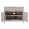 Essentials For Living Azure Carrera Media Chest Natural Gray Acacia