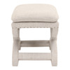 Essentials For Living Gaston Ottoman in Performance Bisque French Linen