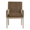 Essentials For Living - Drake Arm Chair in Caramel Velvet, Natural Gray Oak