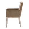 Essentials For Living - Drake Arm Chair in Caramel Velvet, Natural Gray Oak