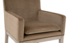 Essentials For Living - Drake Arm Chair in Caramel Velvet, Natural Gray Oak