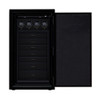 WOLF Atlas 4 Piece Winder Safe in Onyx & Gunmetal
