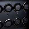 WOLF Atlas 4 Piece Winder Safe in Onyx & Gunmetal