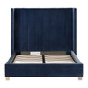 Essentials For Living - Chandler Queen Bed in Denim Velvet