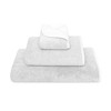 Graccioza Bicolore Towels - Customizable Embroidery CLOUD/WHITE