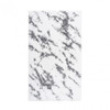 Graccioza Mabel Bath Rug in Silver/White