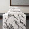 Silver/White Mabel Bath Rug by Graccioza