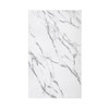 Graccioza Calcatta Bath Rug  in White/Silver