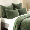 India's Heritage - Ashley Quilt and Shams, Green