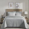 Ellora Casa by India's Heritage Colmar Cotton Quilt in Grey