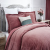 Ellora Casa by India's Heritage Stella Velvet Duvet Cover in Rose
