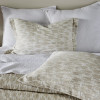 Ellora Casa by India's Heritage Edgewood Cotton Duvet Cover in Natural