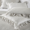 Ellora Casa by India's Heritage Belgian Duvet Cover in Grey