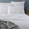 Ellora Casa by India's Heritage Vienna Waffle Matelasse Coverlet in White