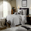 Ellora Casa by India's Heritage Park Coverlet in Grey