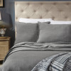Ellora Casa by India's Heritage Serena Matelasse Coverlet in Grey