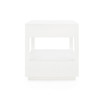 Villa & House - Carmen 2-Drawer Side Table, Chiffon White