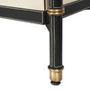 Toulon 3-Drawer Side Table, Black