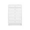 Bryant Tall 6-Drawer, Chiffon White