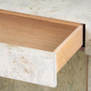 Sloane Desk, Light Gray Burl
