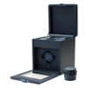 WOLF Earth Single Watch Winder in Midnight Blue