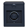 WOLF Earth Single Watch Winder in Midnight Blue