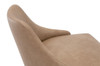 Essentials For Living Parissa Counter Stool in Ivanhoe Toast, Brushed Gold (Set of 2)