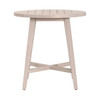 Essentials For Living - Carmel Outdoor 36" Round Counter Table, Washed Ever Teak