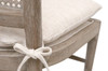 Essentials For Living Blume Dining Chair in Performance Textured Cream Linen, Natural Gray Oak, Cane (Set of 2)