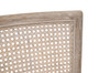 Essentials For Living Blume Dining Chair in Performance Textured Cream Linen, Natural Gray Oak, Cane (Set of 2)