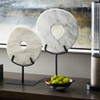 Large Disk On Stand in White by Cyan Design