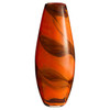 Large Italian Vase in Caramel Swirl by Cyan Design