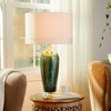Elysia Table Lamp in Blue Glaze by Cyan Design