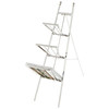 Easel Magazine Rack in Polished Nickel by Cyan Design