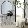 Brixton Pouf in Grey by Cyan Design